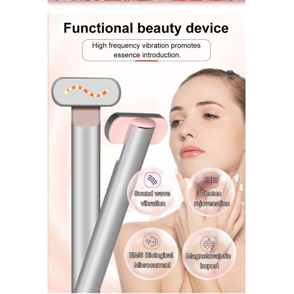 Microcorrente Eye Beauty Instrument EMS massageador facial bastão de tratamento de olheiras
