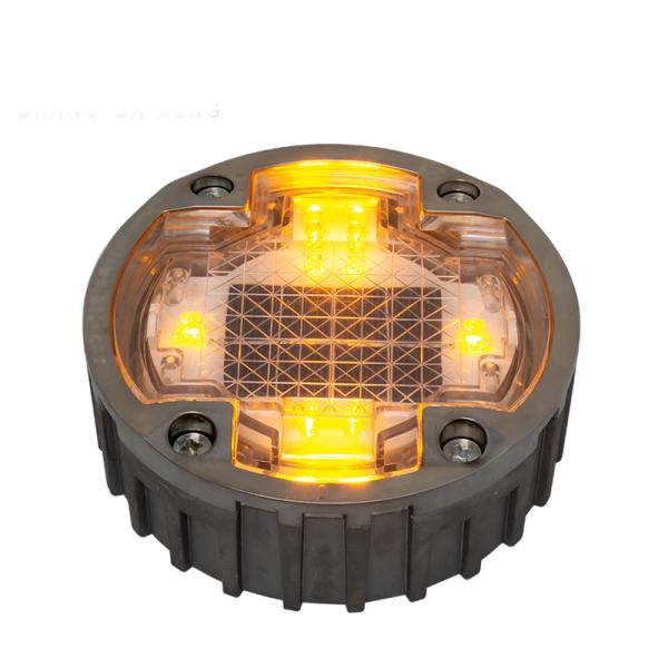 o trilho da plataforma 1200mah ilumina IP67 impermeável, Cat Eyes Road Studs solar exterior