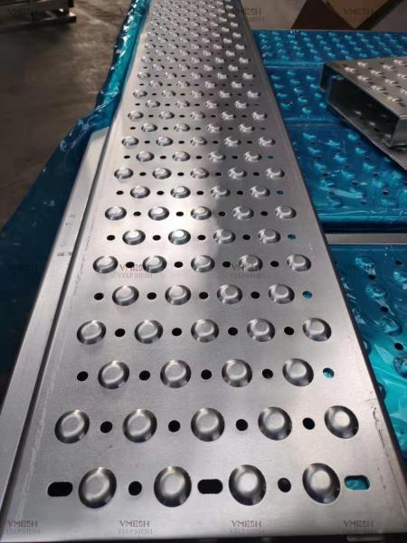 Diamond Hole Grip Strut Safety Grating Aluminum Plate 300-600mm