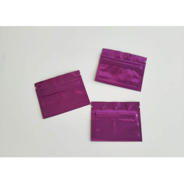 Three Side Sealed Aluminum Foil Stand Up Pouch Plastic k Tea Coffee Small Bag