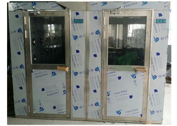 Class 1000 U Type Medical Stainless Steel Air Shower With SUS201 Nozzle