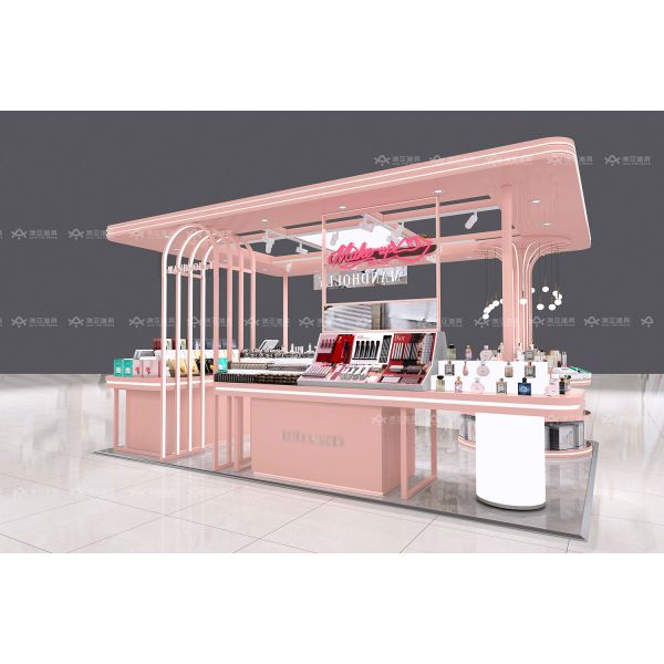 BKC003 Space-saving Store Showcase beauty kiosk cosmetic kiosk for sale for Customized Shop Design