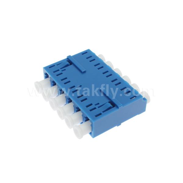 LC/UPC 6 Ways Adapter , SM OS2, Blue ,Without Flange Single Mode  for Network