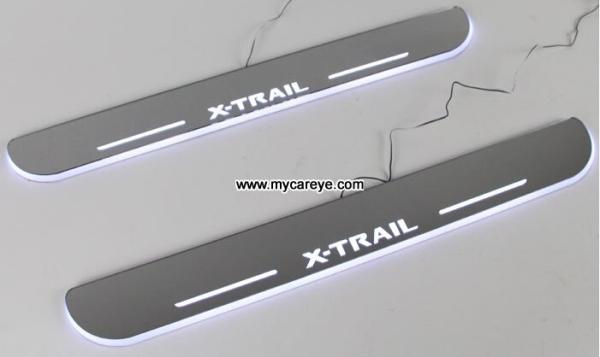 Nissan X-Trail car pedal set LED lights pedal car step Moving door scuff
