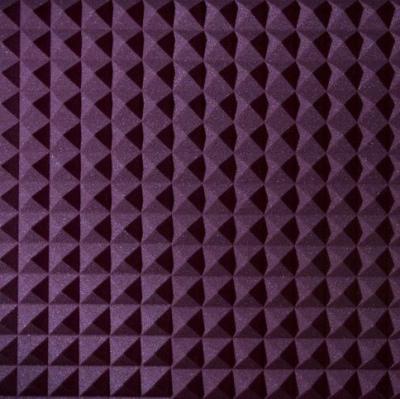 les panneaux de mousse acoustique de pyramide de 500x500x50mm ignifugent fade