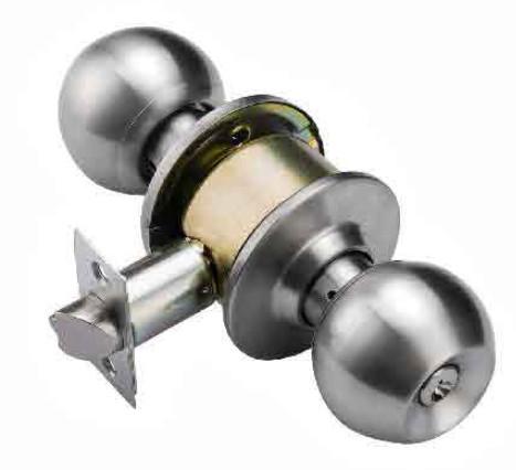 Entrance Door Lock Hardware Zinc Alloy Crystal 60mm 70mm Backset Brass Door Knobs With Lock
