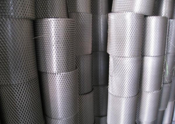 Diamond Expanding Wire Mesh Metal Sheet Anodized 2m Width 6m Length