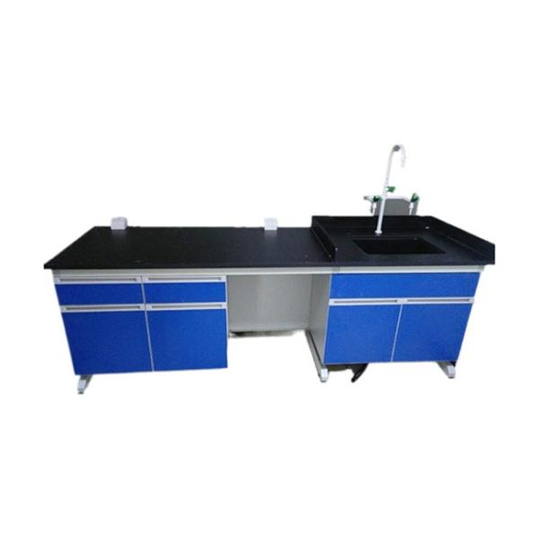 Fabricantes de madeira azuis da mobília do laboratório de Worktop da resina de cola Epoxy para a utilização química do laboratório
