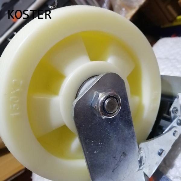 Rotating Wheel Heavy Duty Industry Nylon Swivel and Brake Caster with 50mm Thickness