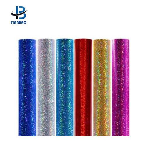 Silver Gold Metalized PET Film Color Sequin PVC Decorative Film Logo Customized Logo
