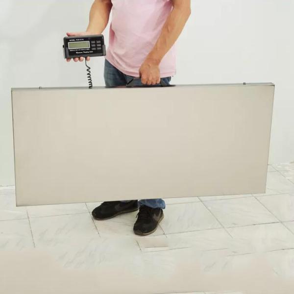 Balance numérique personnalisé pour animaux d'élevage, capacité 300 kg, écran LCD 104*52CM, taille d'un seul colis 113X61X6.5 cm