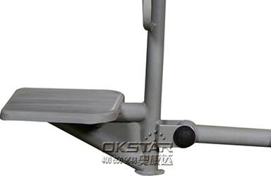 outdoor wooden fitness equipment push chair chest press