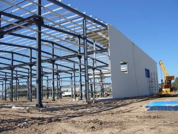 Contemporary Steel Structure Warehouse Customized Color Prefab Metal Prefabricated Warehouse