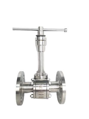 Personalização criogênica do logotipo da válvula de bola SS304 da extremidade da flange DN40 disponível
