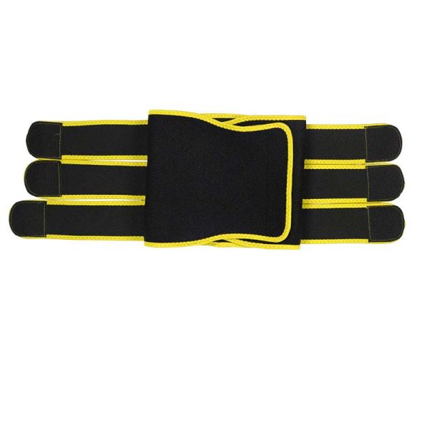 Чернота тренера талии поясов неопрена 3 и желтый корсет для сплющивать Tummy