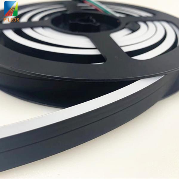 WS2811 LED Neon Strip , Black Color Silicone Neon Light Full RGB Color Temperature