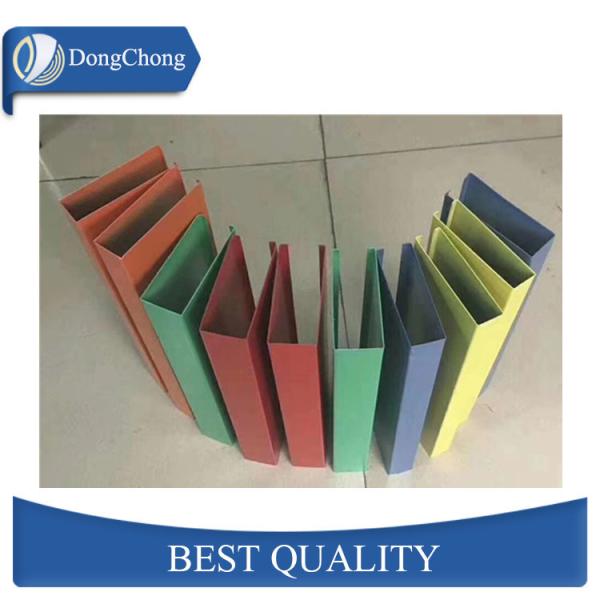 Yellow Custom Aluminum Panels , 4mm Aluminium Composite Panel As Ornament