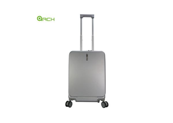 ABS Front Pocket Flight Wheels Hardside Carry On Suitcase Checked Luggage