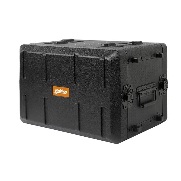 caso anti Presure do voo da cremalheira do Shockmount da profundidade 6U de 15 de 390mm duas tampas
