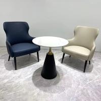 Muebles de sala de reuniones con mesa y silla de negocios de estilo simple