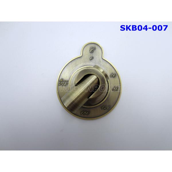 Chrome / Nickel Electroplate Hotpoint Stove Oven Knob For Kitchen appliances