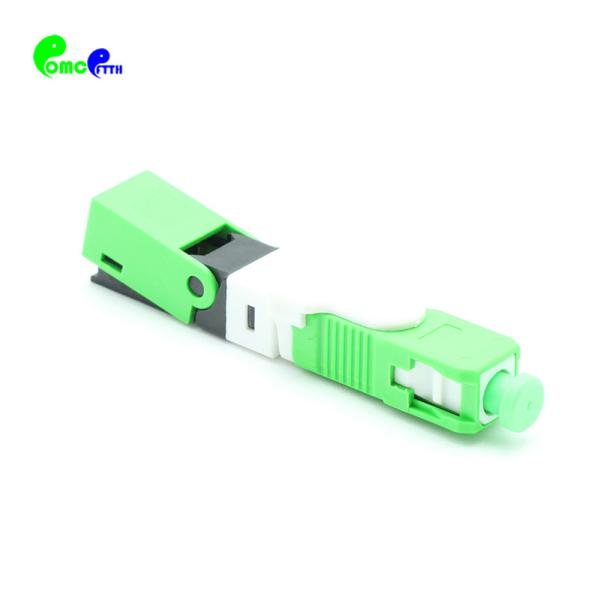 Connecteur rapide de Sc RPA de produits de FTTH disponible pour le câble d'interface de 2x3mm ou de 2x5mm FTTH et le câble de 0.9-3.0mm dans le projet de FTTH