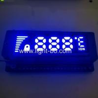 Display LED de 7 segmentos de cor branca ultra fina personalizada Anodo comum para controlador de temperatura