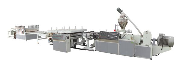Furniture Decoration Sheet Extrusion Line 4 - 12 Thickenss With WEG Motor