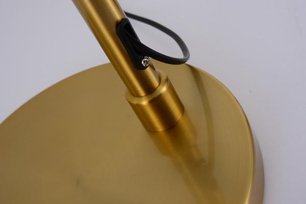 direct factory antique brass LED floor lamp eye protection work light office standing lamp hotel guest room light luxury