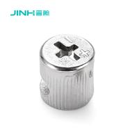 Diâmetro 15 mm Conector de camas de móveis de aço carbono Minifix Cam Lock para móveis de embalagem plana