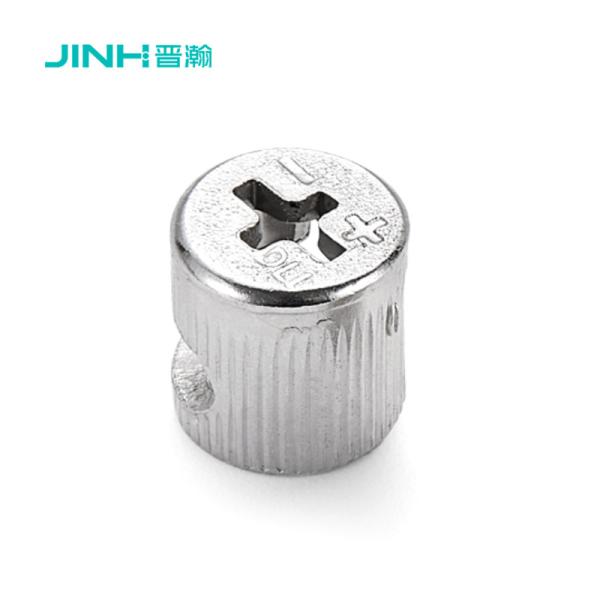 Diâmetro 15 mm Conector de camas de móveis de aço carbono Minifix Cam Lock para móveis de embalagem plana