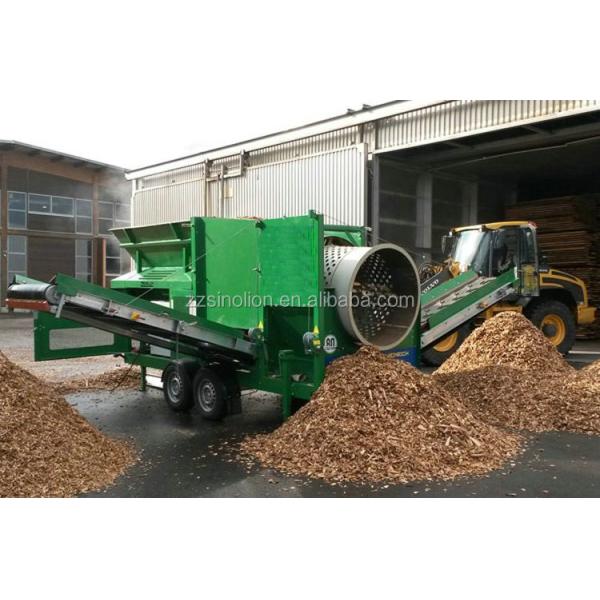 Automatic Wood Chips Sifting Machine for Precise Discharge Size of 6mm or Customized
