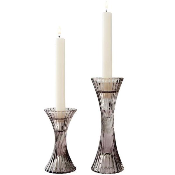 Hot sales customized clear crystal glass candelabra candlestick holder