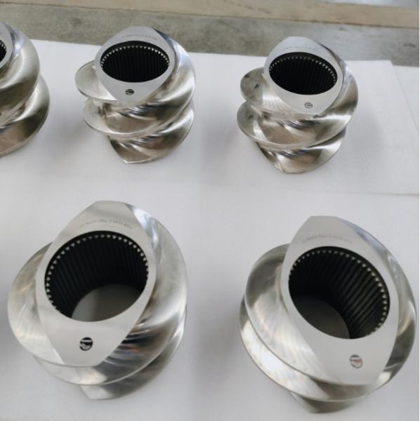 Wear Resistant Screw Barrel Kurimoto 500mm Plastic Extruder Involute Spline Elements