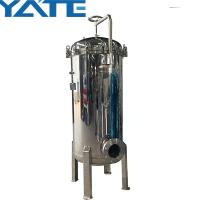Large Flow Industrial Rings Cartridge SS304 Pleated Filter Stainless Steel Water Filter Housing For Water Treatment