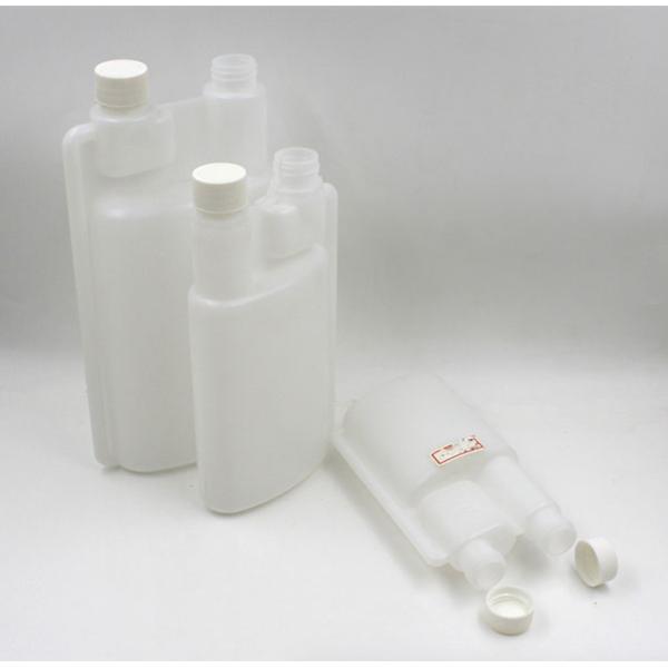 Шея 1000ml химических размеров бутылок с водой 3 разминки HDPE двойная