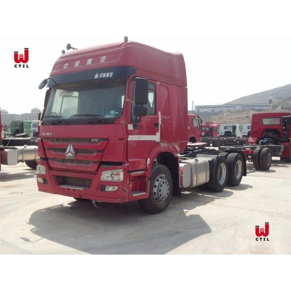 New HOWO Heavy Duty 6x4 Blue/Red 336/371HP Tractor Truck
