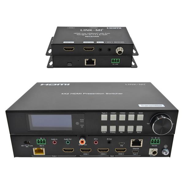18Gbps 4K Video HDMI Switch 2.0 HDBaseT Switch With HDMI And USB - C Inputs