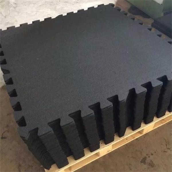 Commercial Rubber Sports Flooring / Exercise Interlocking Floor Mats