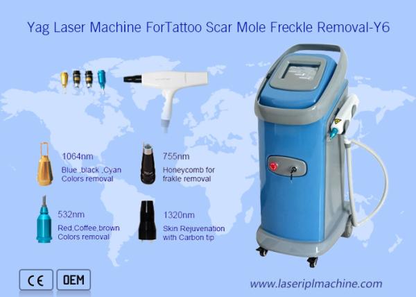 O equipamento profissional Q da remoção da tatuagem 6hz comutou a máquina da beleza do laser Ipl de Yag