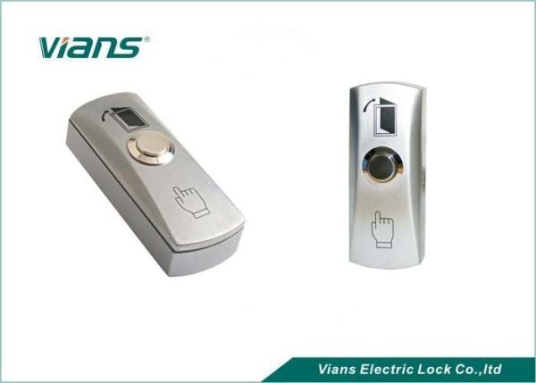 Electric Lock Door Exit Button , LED Light Exit Push Button For Emergency Door