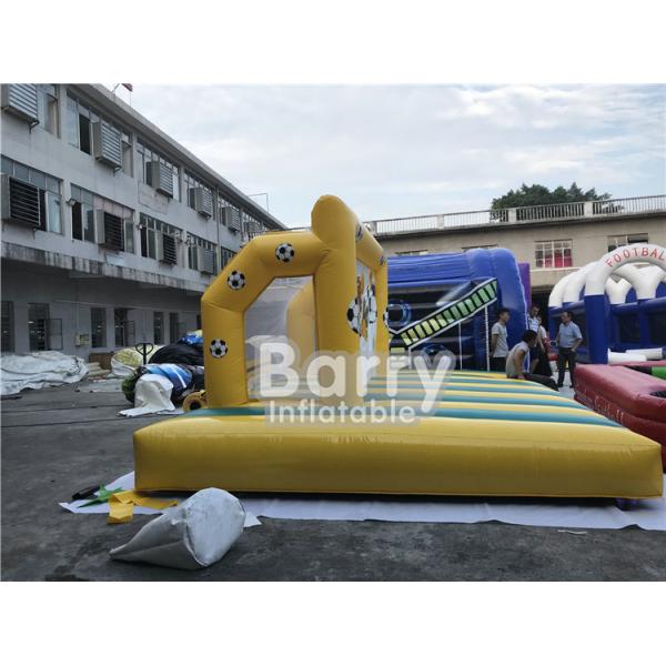 На открытом воздухе раздувные игры спорт, игра цели футбола задворк раздувная