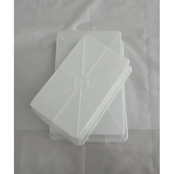 Пластмассовый прямоугольный белый супермаркет Кухня Ледяная палитра Пищевая площадь Бассейн Барбекю Складка