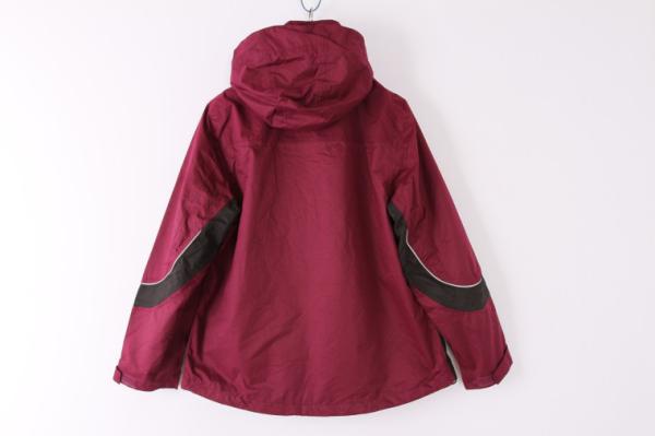 Burgundy Womens Outdoor Waterproof Jacket Windproof Cool Design