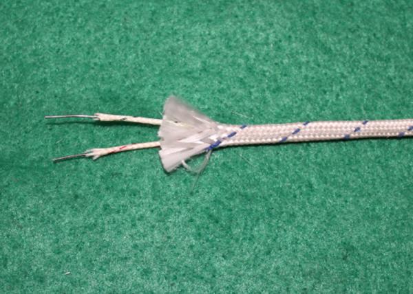 Type N Thermocouple Extension Cable Galas Fiber Insulated Stainless Steel Shield Thermocouple Wire Temperature Sensor Wire