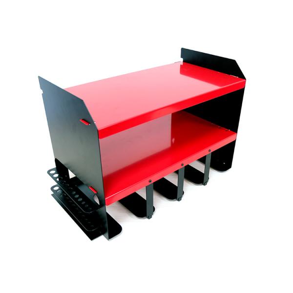 Metal Power Tool Organizer Wall Mount Impact Battery Storage Box Carbon Steel Material