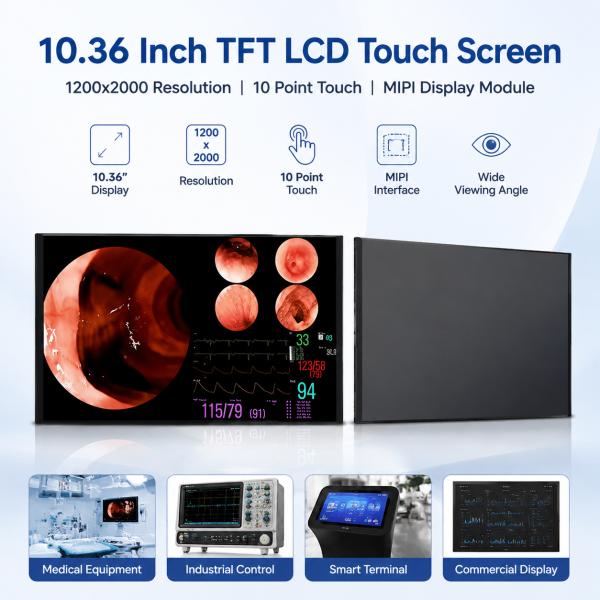10.36 Inch Touch Screen Module 1200x2000 10 Point Touch Display With MIPI Interface