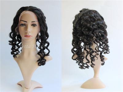Perucas naturais alise e do cabelo humano da parte dianteira do laço do brilho para mulheres negras