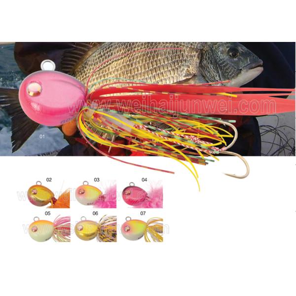 New design best sale 60g rubber jig bait fishing lure