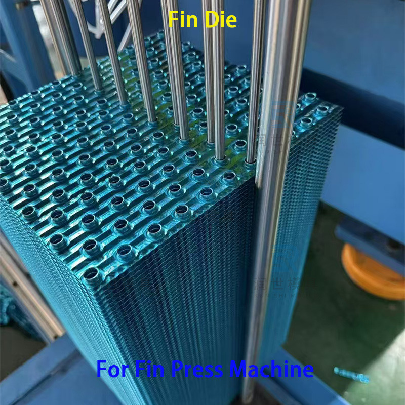 Precision Fin Press Line And Fin Press Die For Producing Heat Exchanger Coil Fins